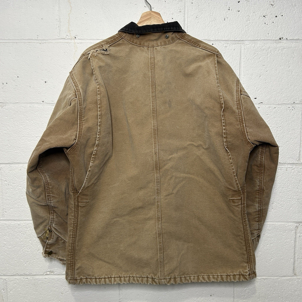 Vintage Carhartt Blanket-Lined Chore Coat “Brown” C02 BRN Men’s X-Large