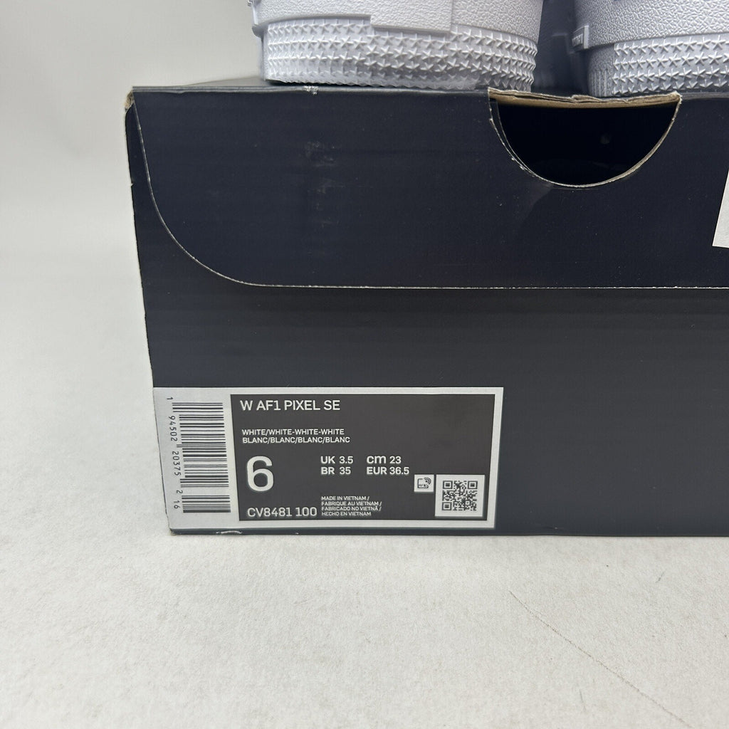 Nike Air Force 1 Low Pixel SE WMNS “White Leopard Print” CV8481-100 Women’s 6