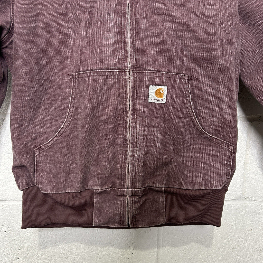 Vintage Carhartt Quilted Active Jacket “Deep Plum” WJ130 DPM Women’s Small