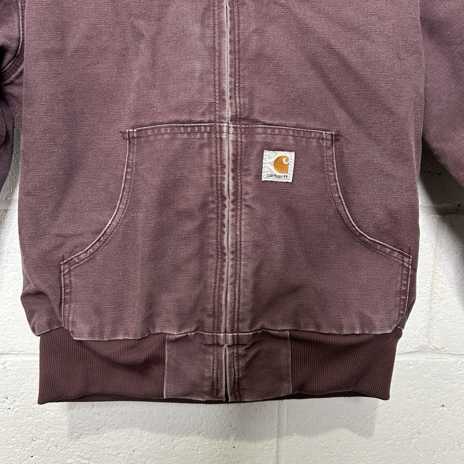 Vintage Carhartt Quilted Active Jacket “Deep Plum” WJ130 DPM Women’s Small
