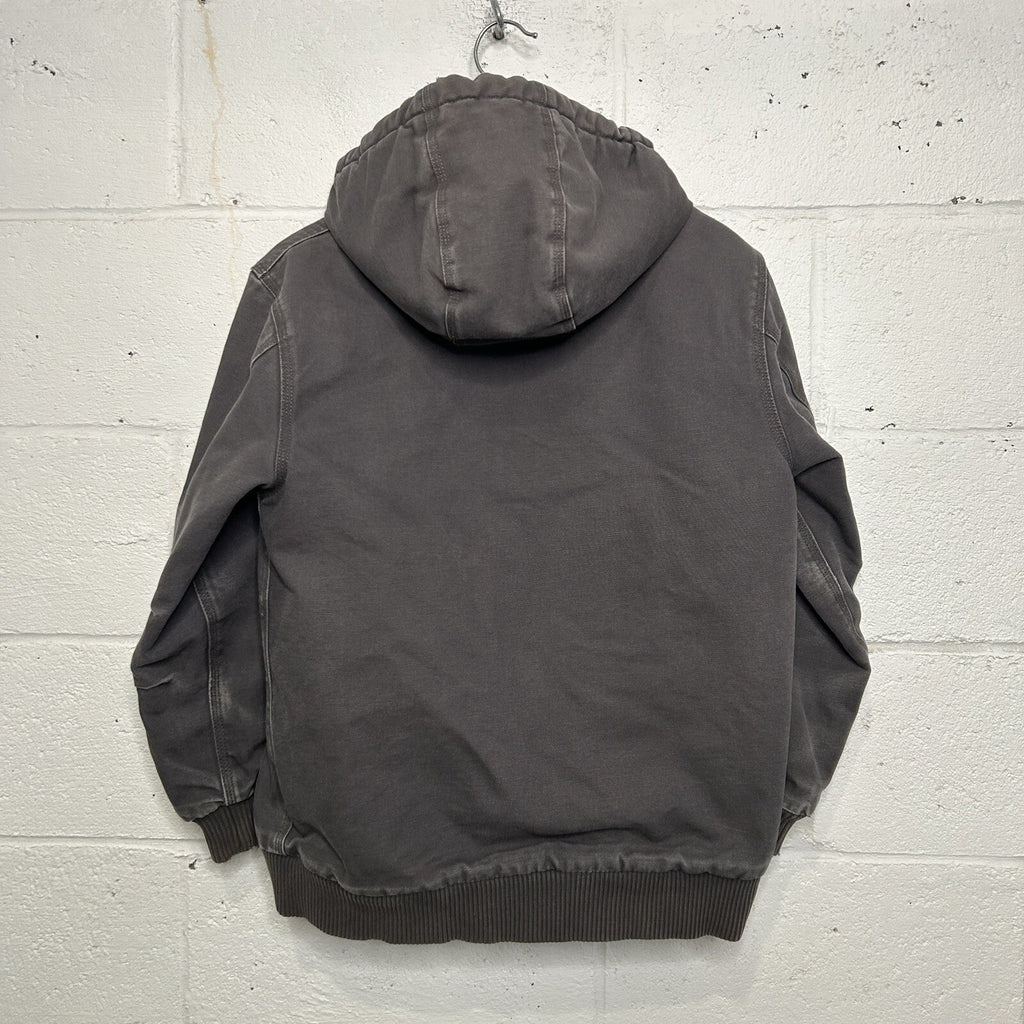 Vintage Carhartt Hooded Active Jacket “Grey” Youth Large/Women’s Extra-Small
