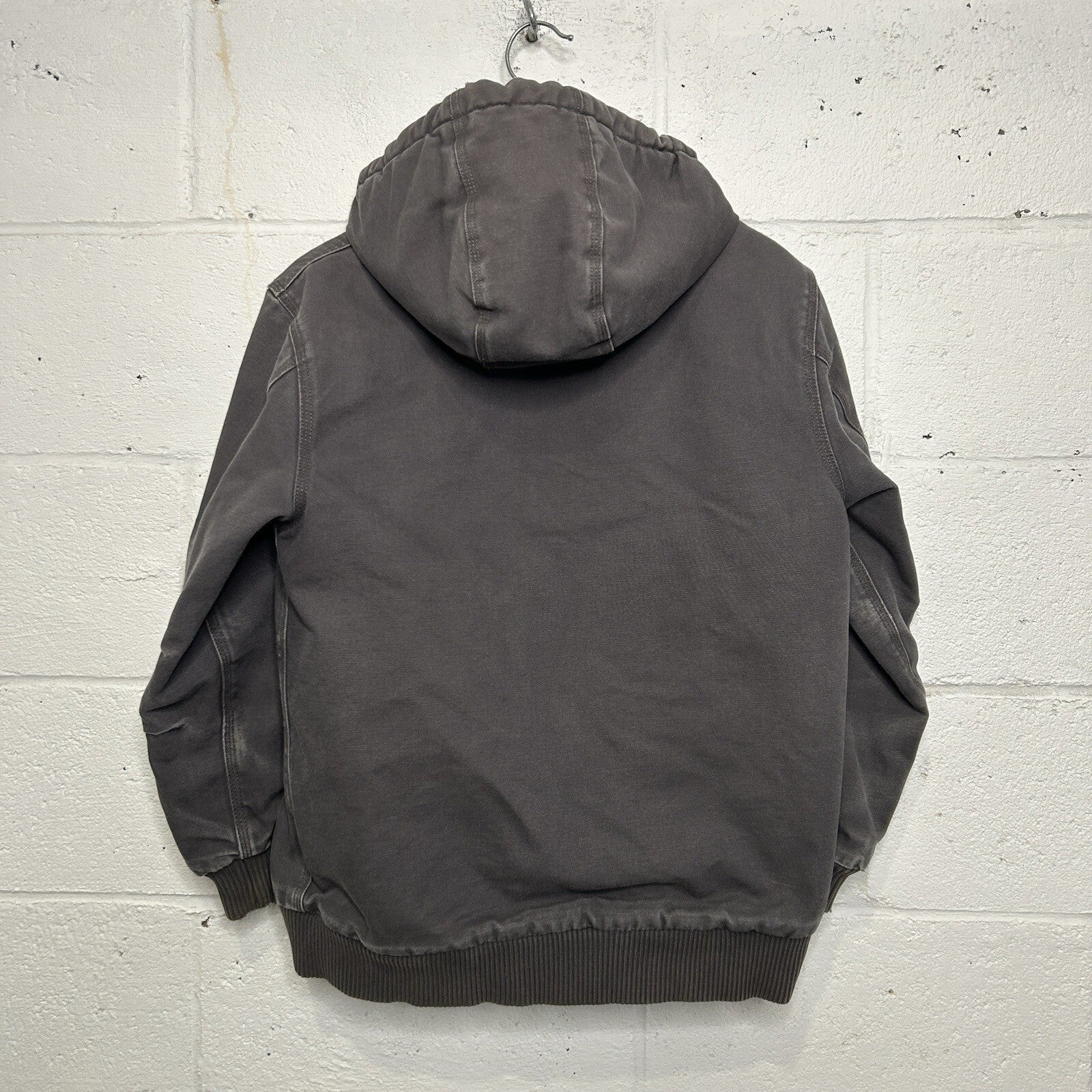 Vintage Carhartt Hooded Active Jacket “Grey” Youth Large/Women’s Extra-Small