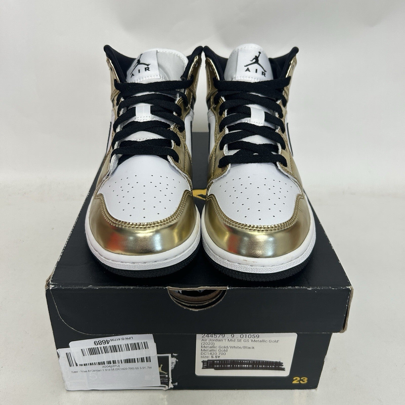 Nike Air Jordan 1 Mid SE GS “Metallic Gold” DC1420-700 5.5Y/Women’s 7 New
