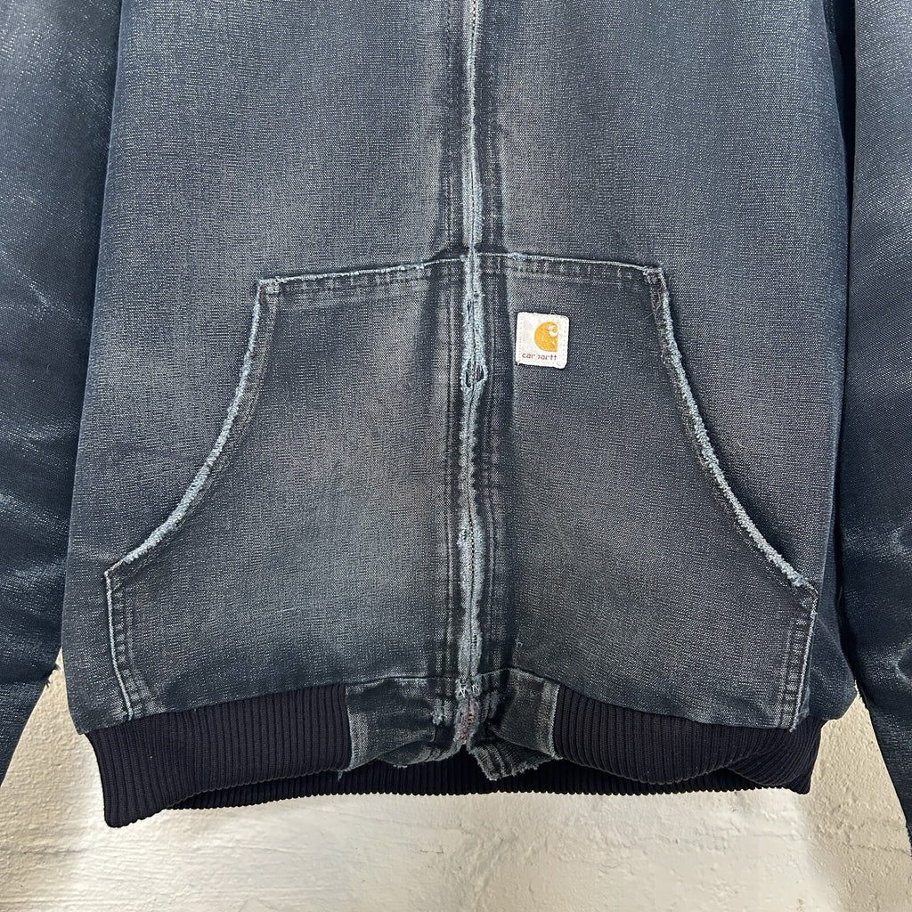 Vintage Carhartt Quilted Hooded Active Jacket “Black” J140 BLK Men’s Large