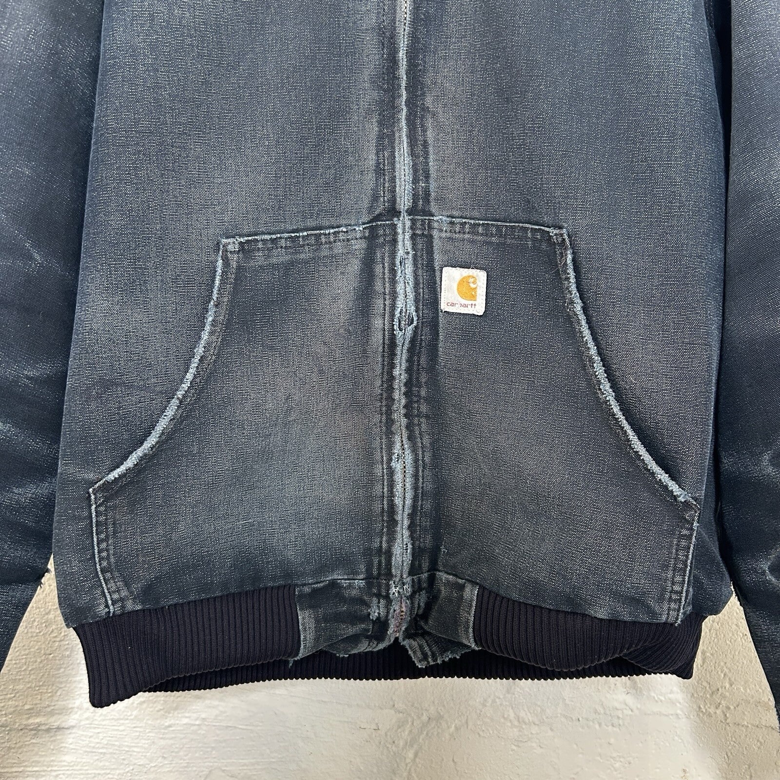 Vintage Carhartt Quilted Hooded Active Jacket “Black” J140 BLK Men’s Large