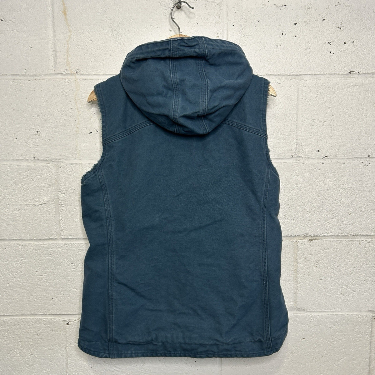 Carhartt Sherpa-Lined Berkley Hooded Vest “Dark Indigo”
