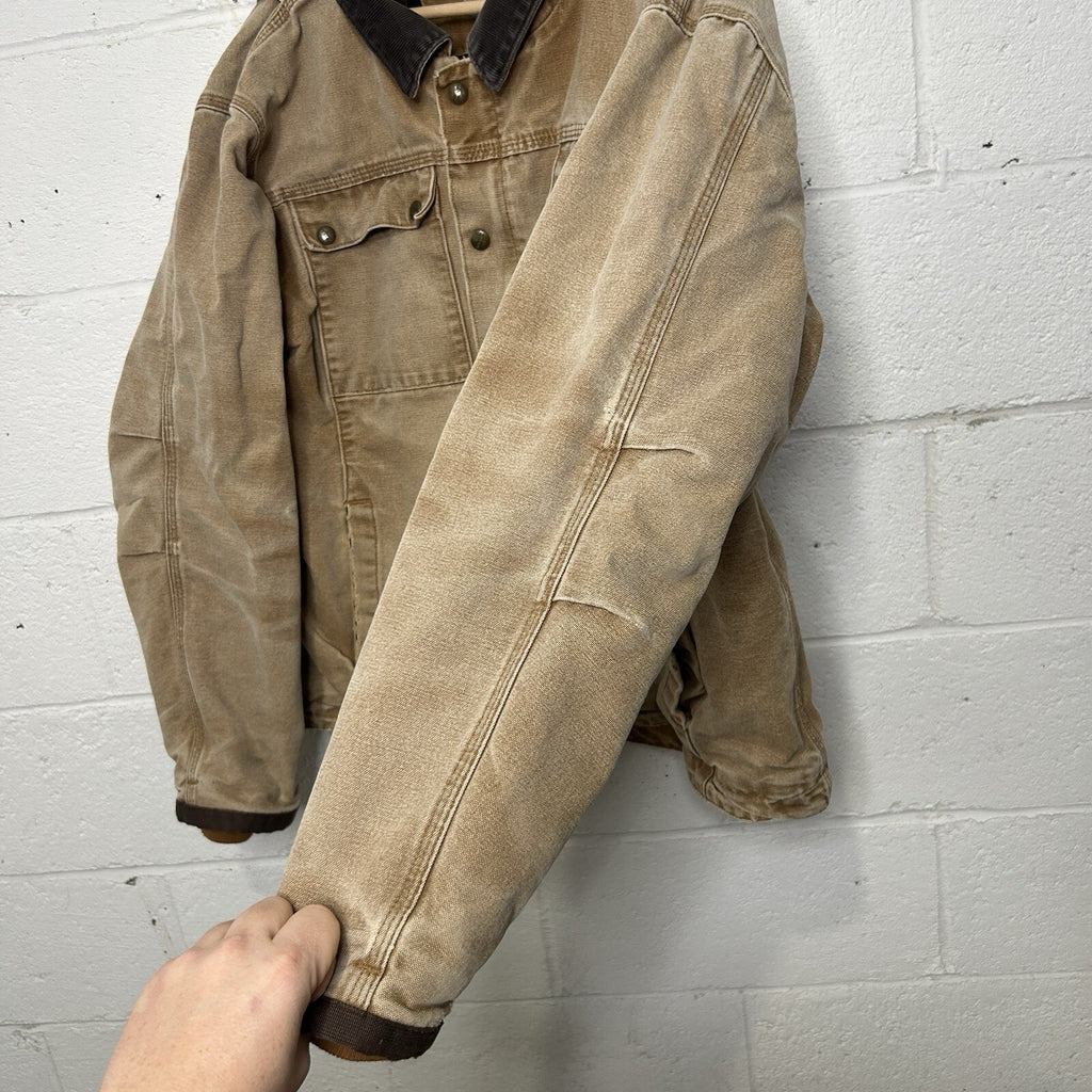 Carhartt Quilted Canvas Tractor Jacket “Brown” 103194-211 Men’s Large
