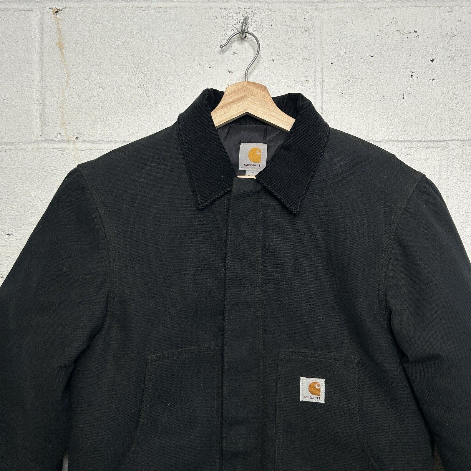 Y2K Carhartt Quilt-Lined Artic Jacket “Black” J002 BLK Men’s Small New