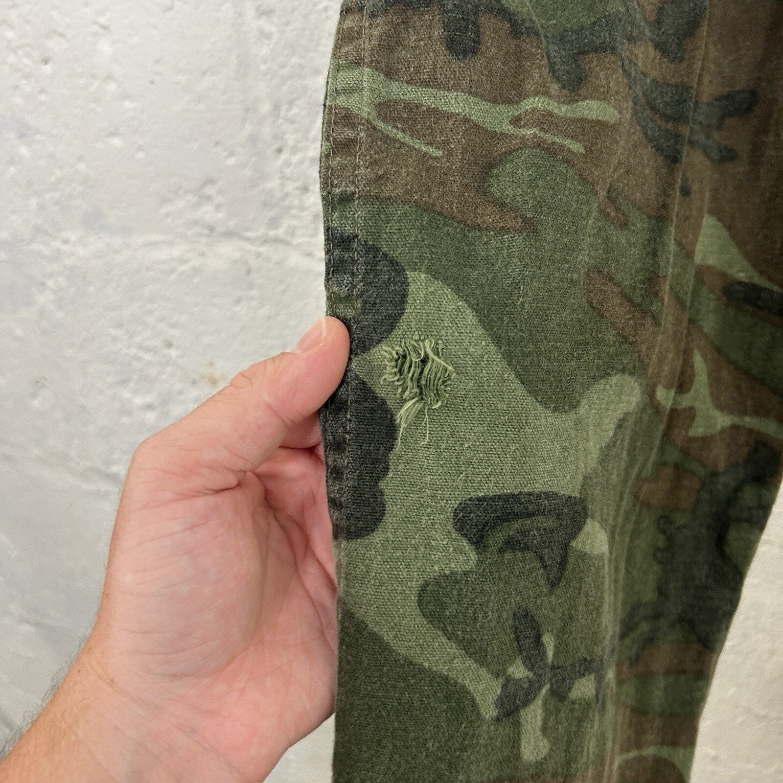 Vintage 70’s K-Mart Woodland Camouflage Hunting/Army Pants Size 36x30
