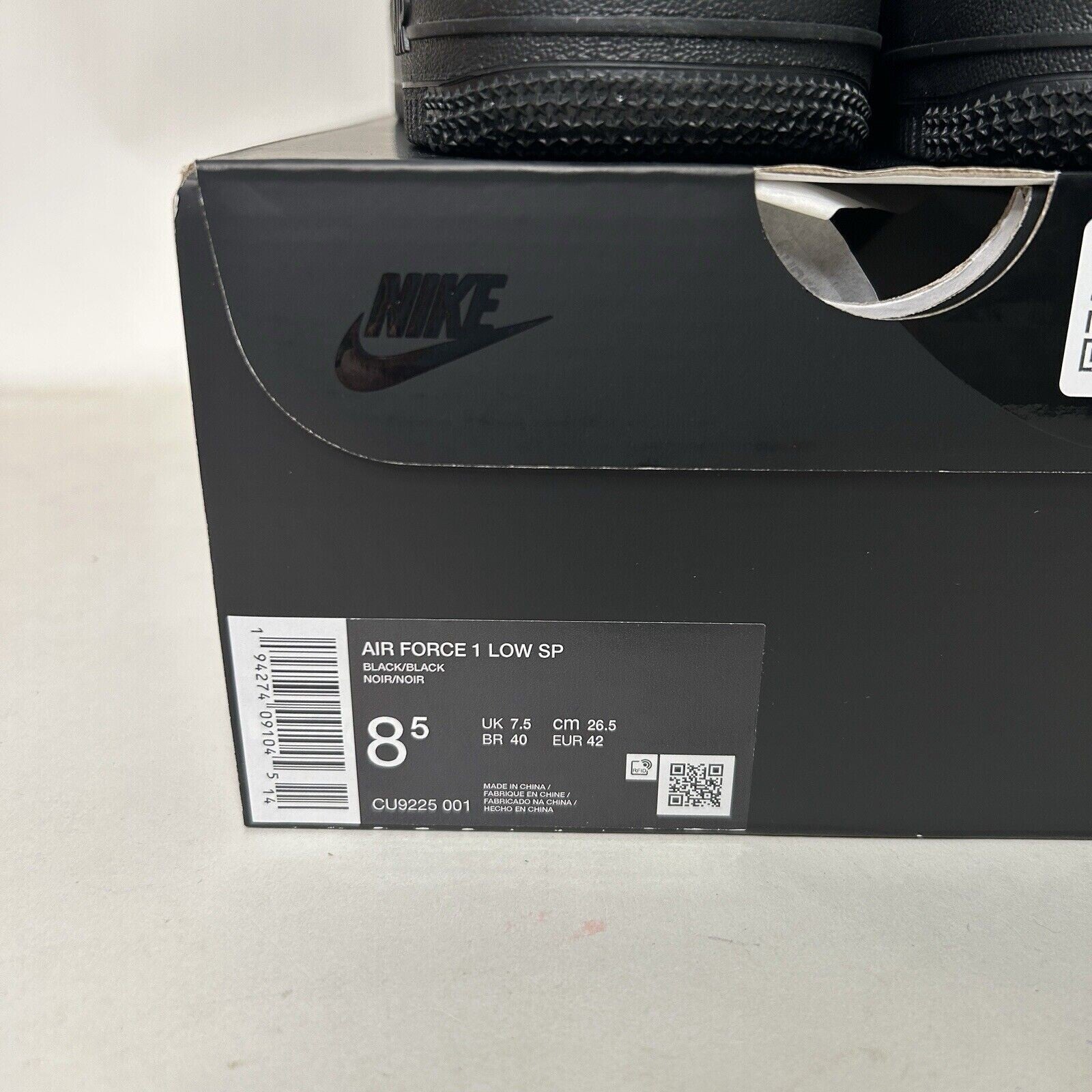 Nike Air Force 1 Low x Supreme Box Logo "Black" 2024