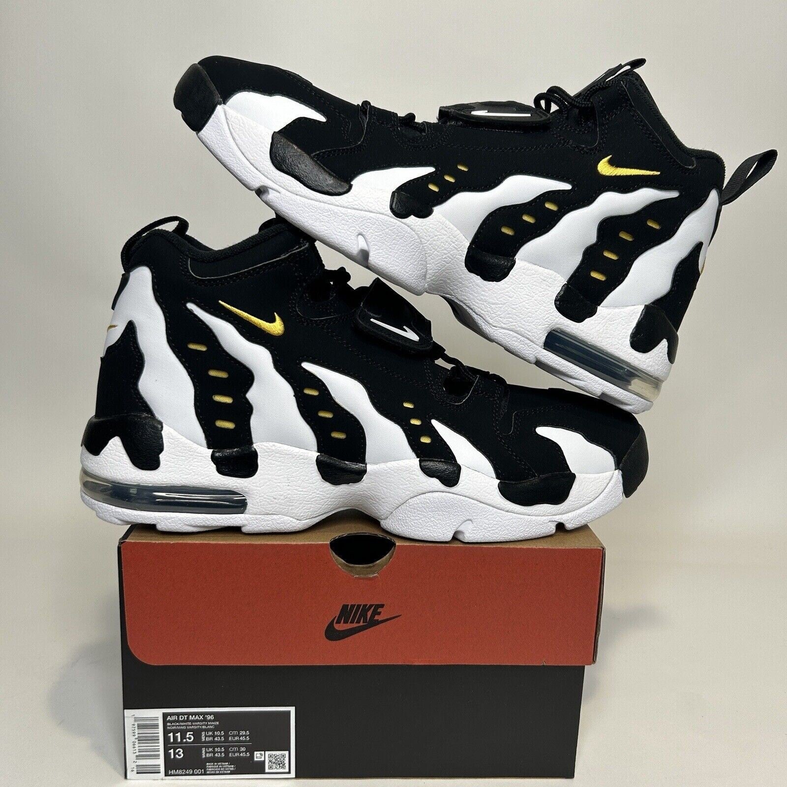 Nike Air DT Max '96 “Black Varsity Maize White/Deion Sanders” 2024