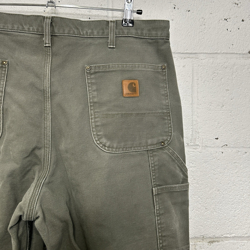 Vintage Carhartt DoubleKnee Dungaree Carpenter Pants “Moss”