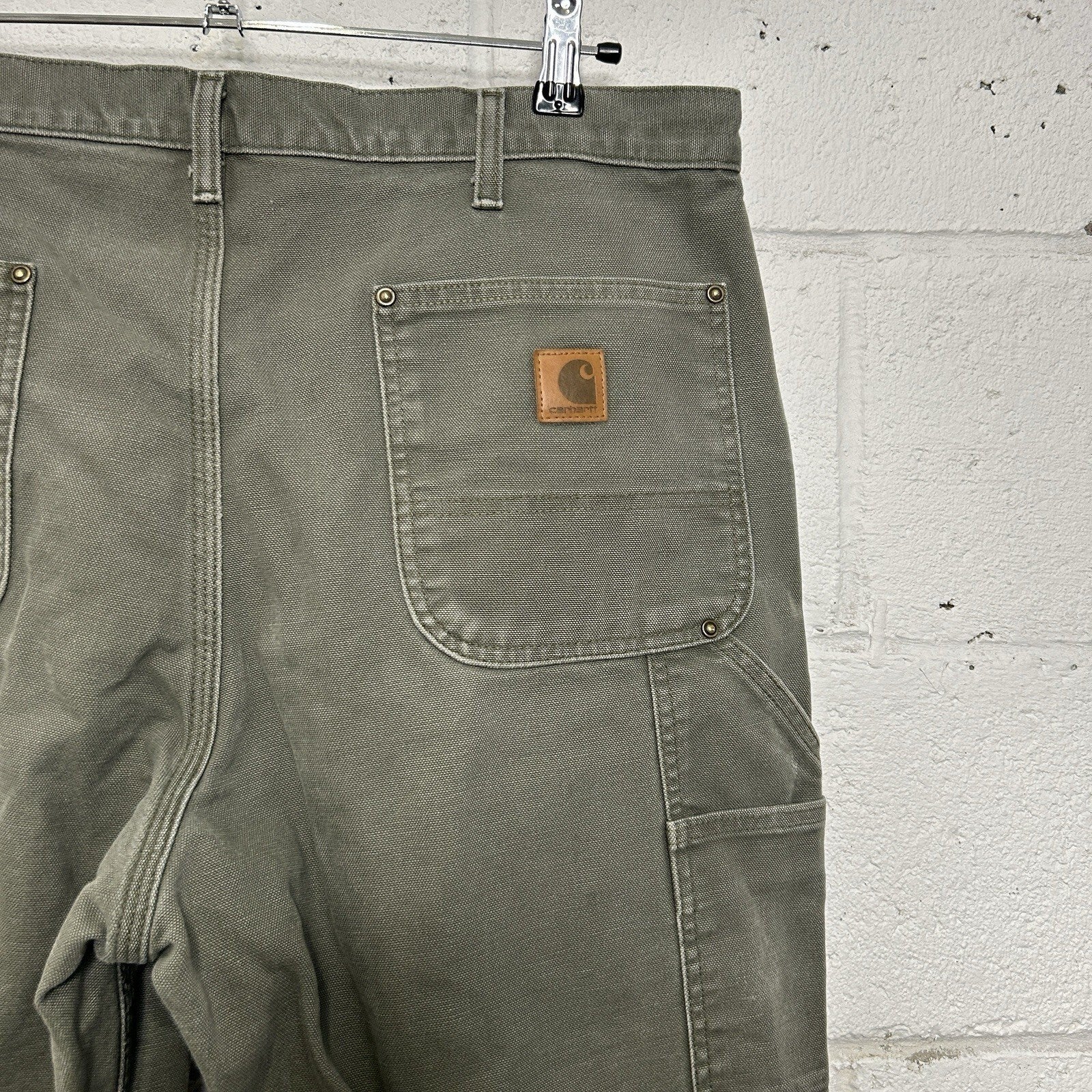 Vintage Carhartt DoubleKnee Dungaree Carpenter Pants “Moss”
