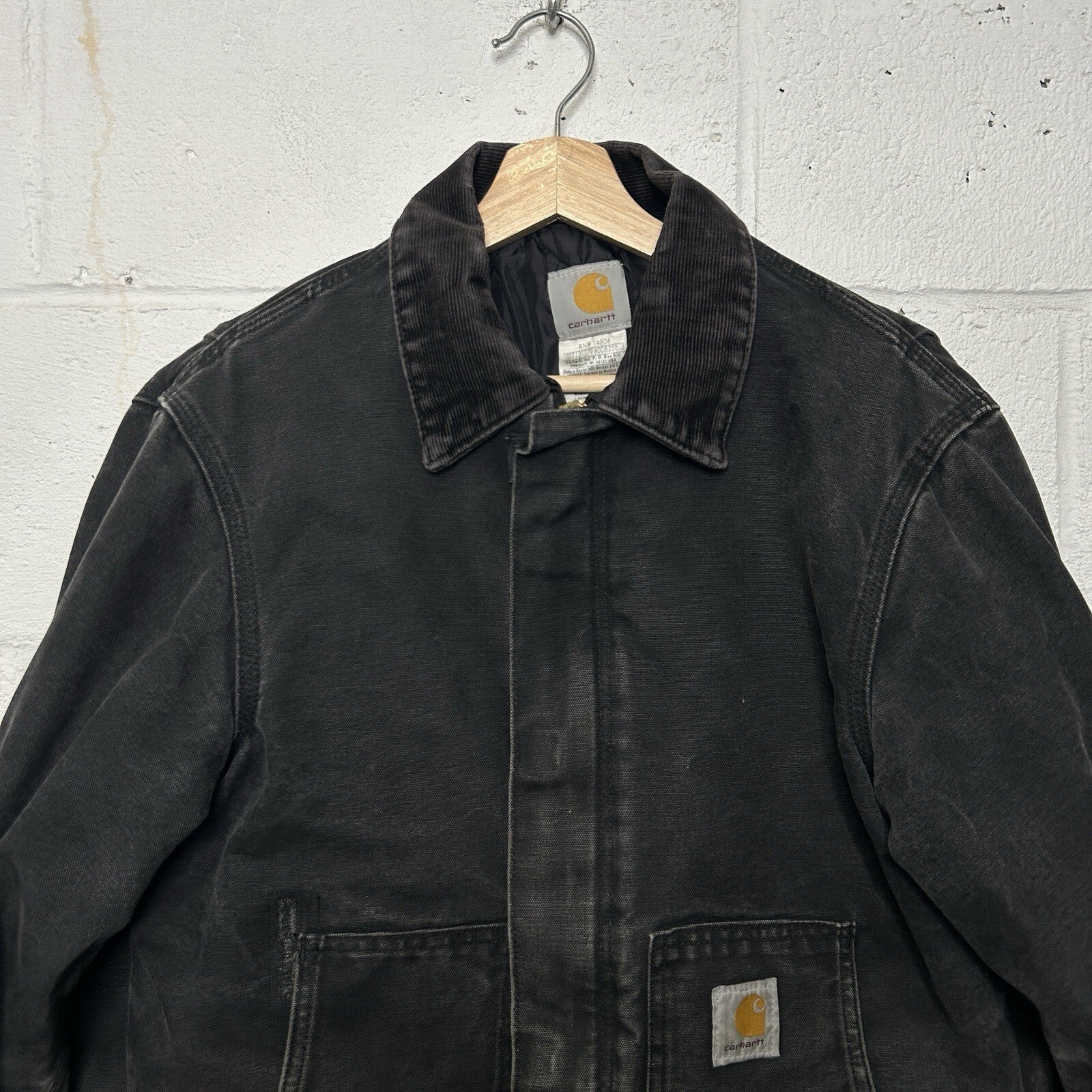Vintage Carhartt Quilted Artic Jacket “Black” EJ022/J22 BLK Men’s Small
