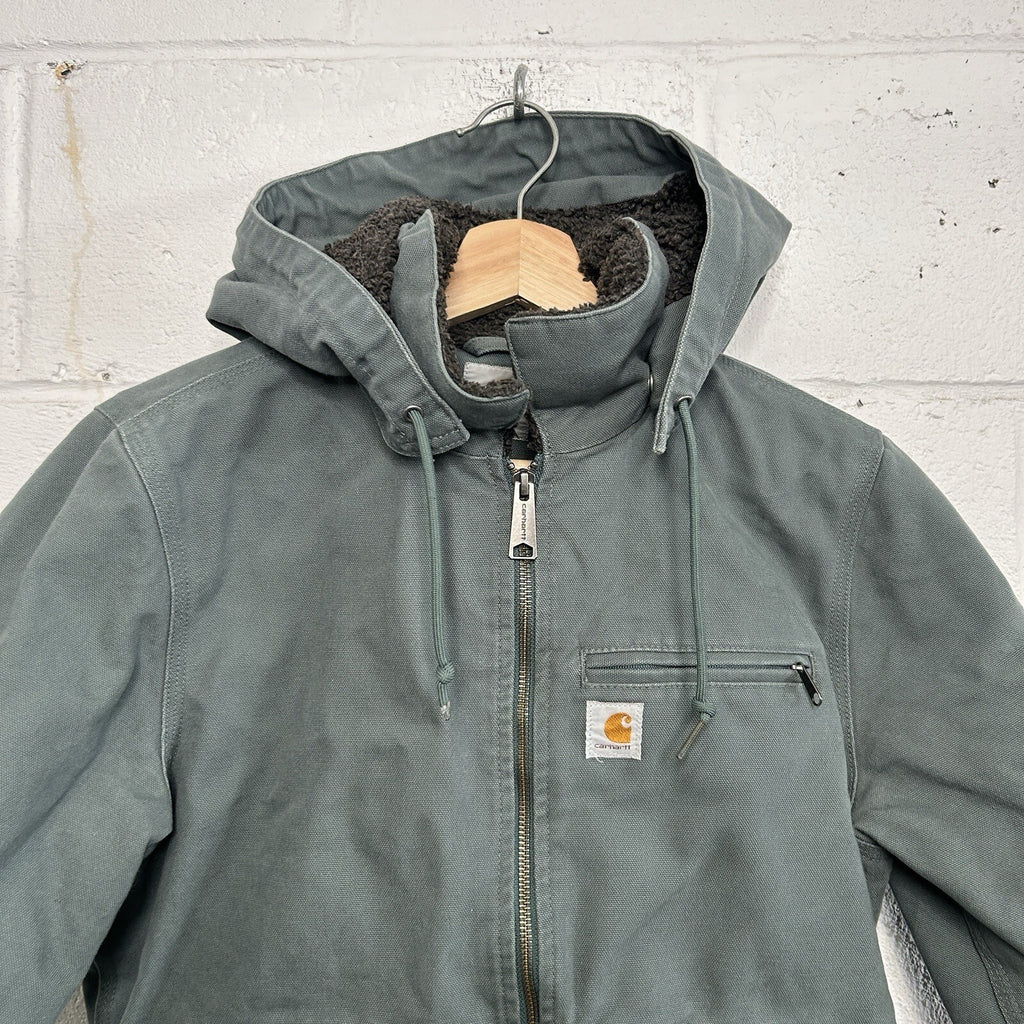 Carhartt Sherpa-Lined Wildwood Jacket “Balsam Green” 100815 G02 Women’s Small