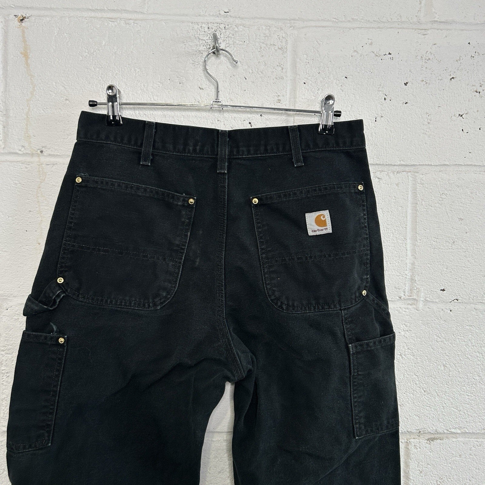 Vintage Carhartt DoubleKnee Carpenter Pants “Black” B01 BLK