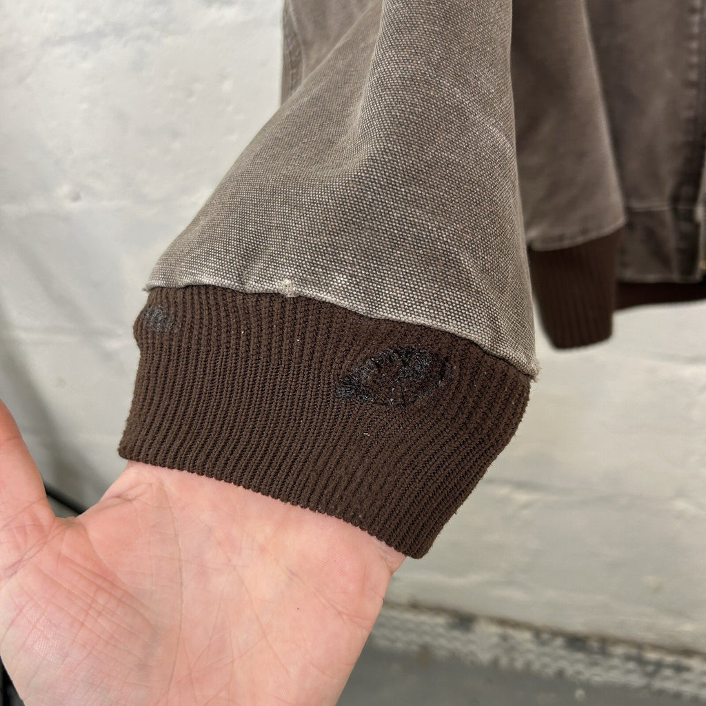 Vintage Carhartt Quilted Hooded Active Jacket “Chestnut” J130 CHT Men’s Medium