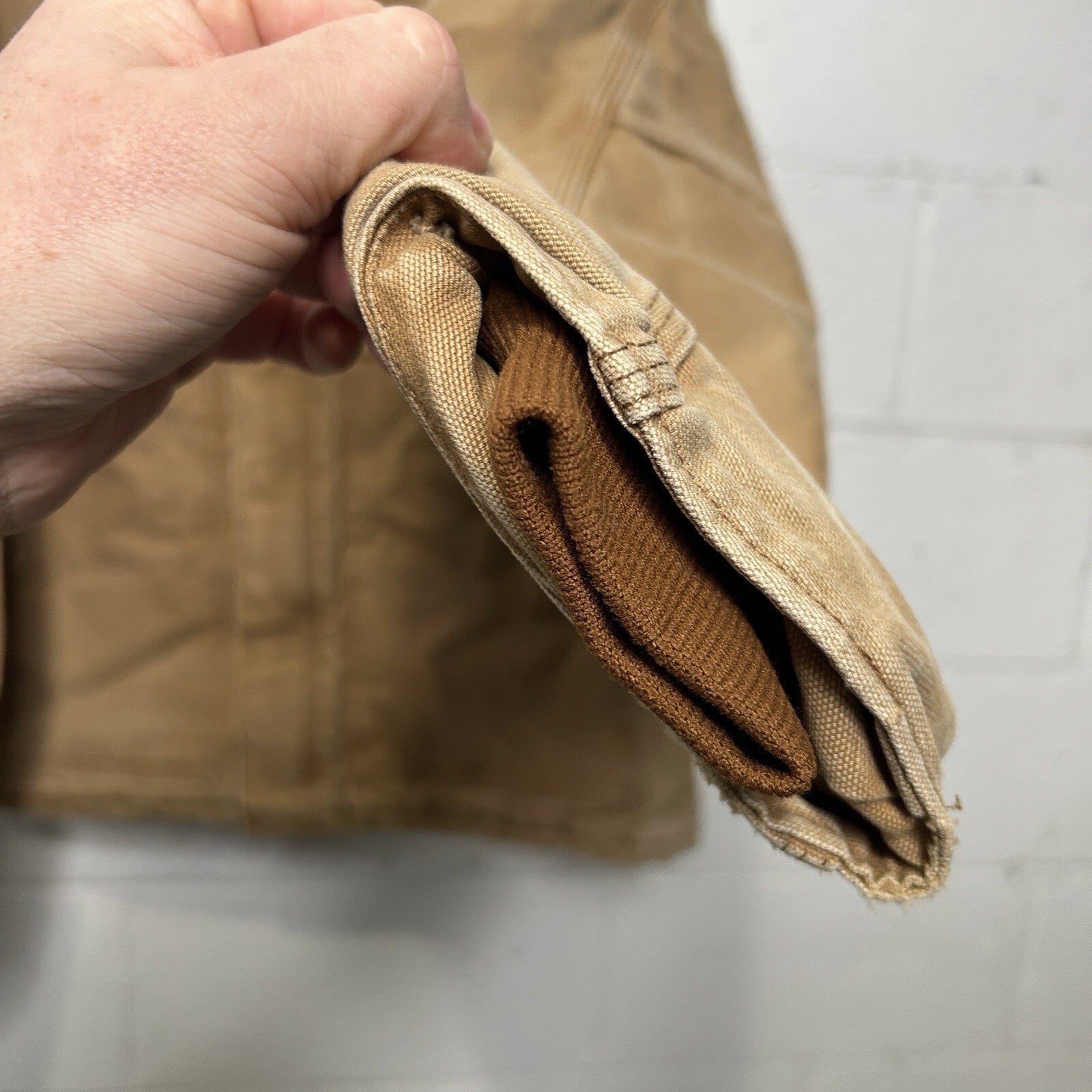 Vintage Carhartt Quilted Traditional Artic Jacket “Brown” J02 BRN Men’s Large