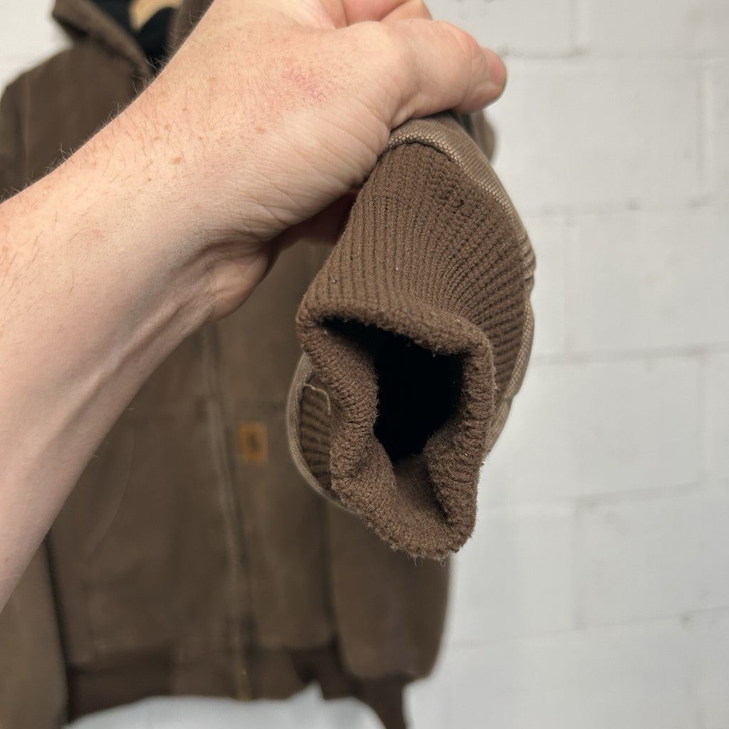 Vintage Carhartt Quilted Hooded Active Jacket “Chestnut” J68 CHT Men’s X-Large