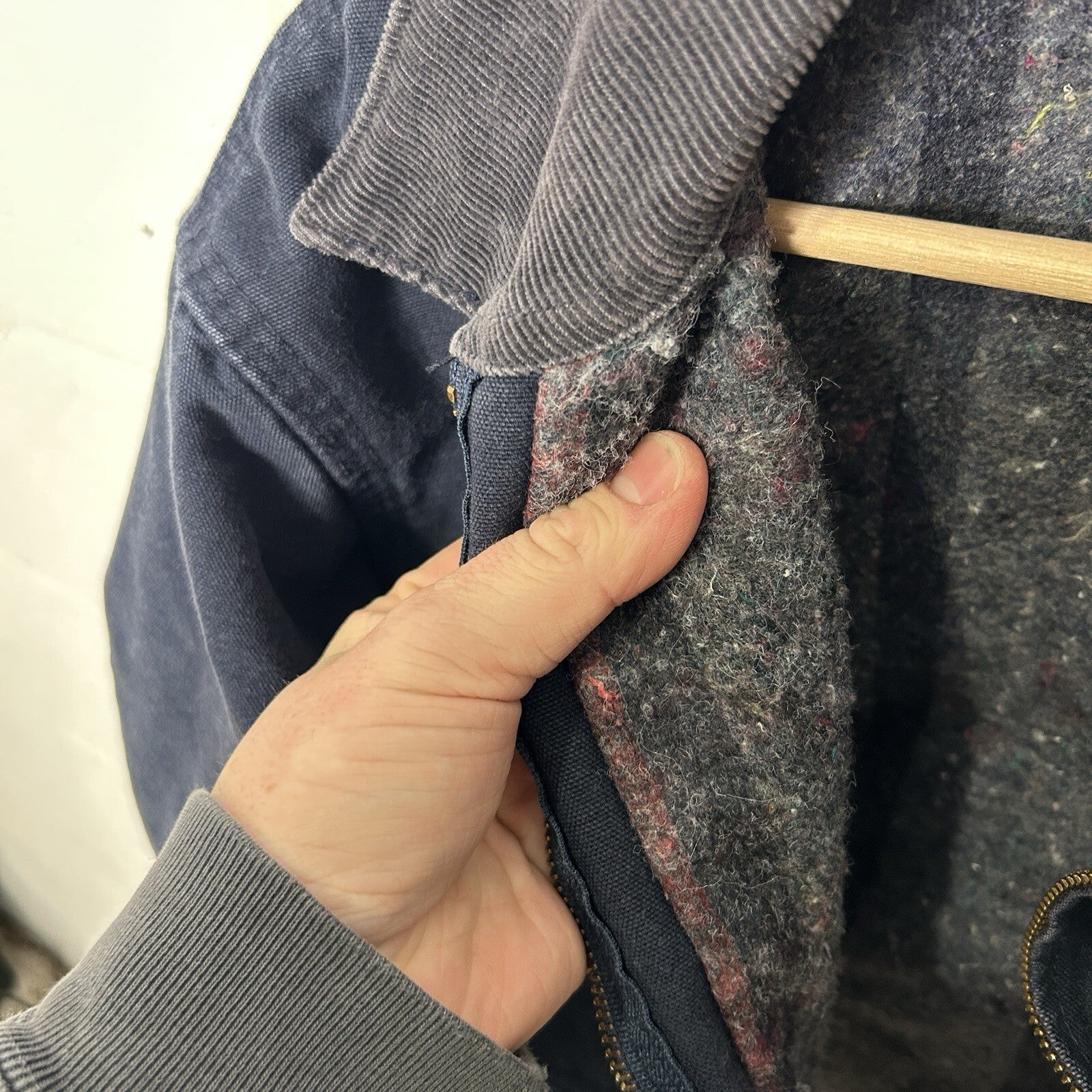 Vintage Carhartt Blanket-Lined Detroit Jacket “Dark Navy” J01 DNY Men’s Large
