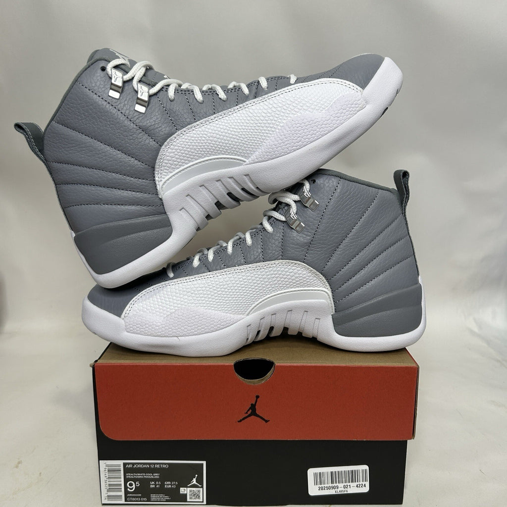 Nike Air Jordan 12 Retro “Stealth/Grey White” 2022 CT8013-015 Men’s 9.5 New