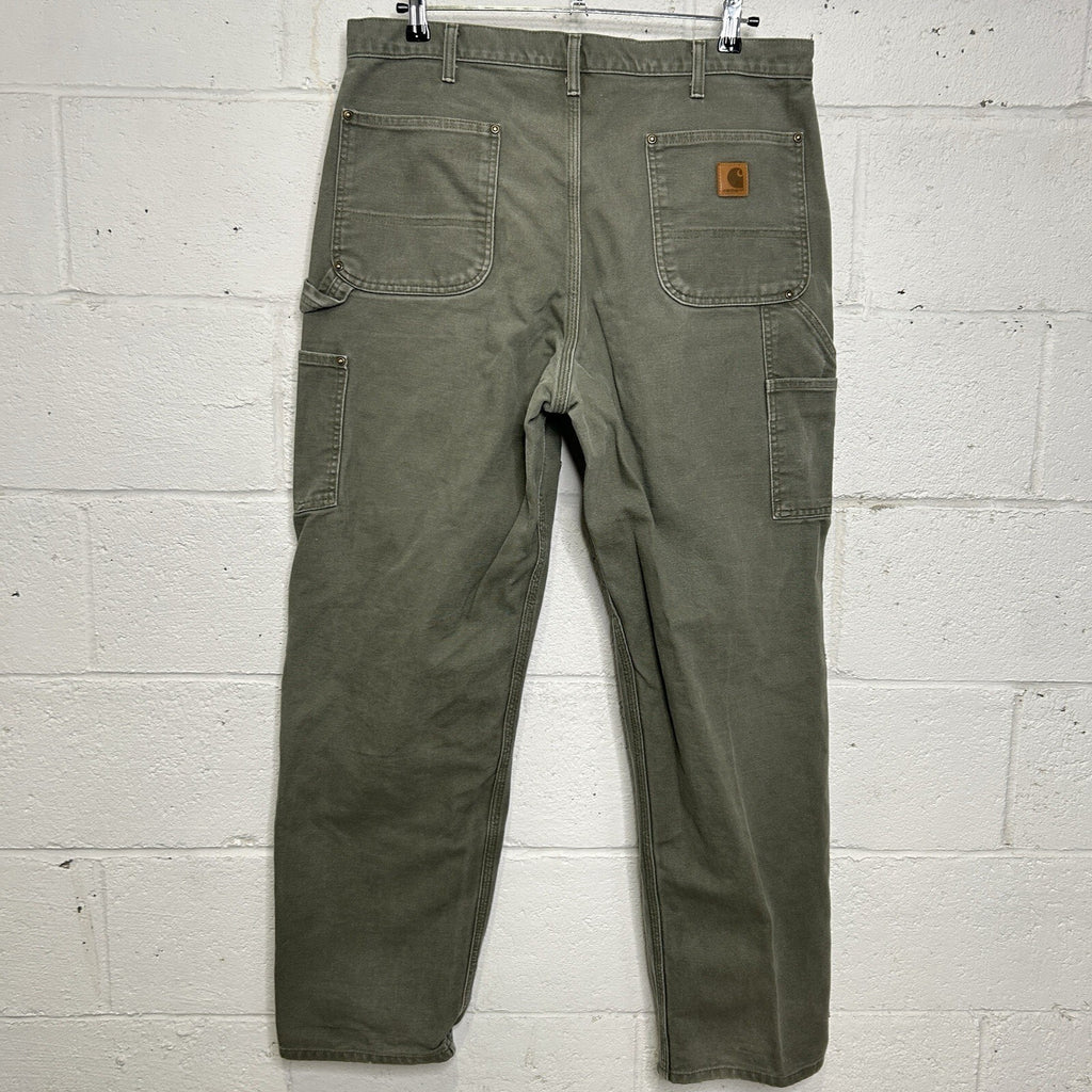 Vintage Carhartt DoubleKnee Dungaree Carpenter Pants “Moss”