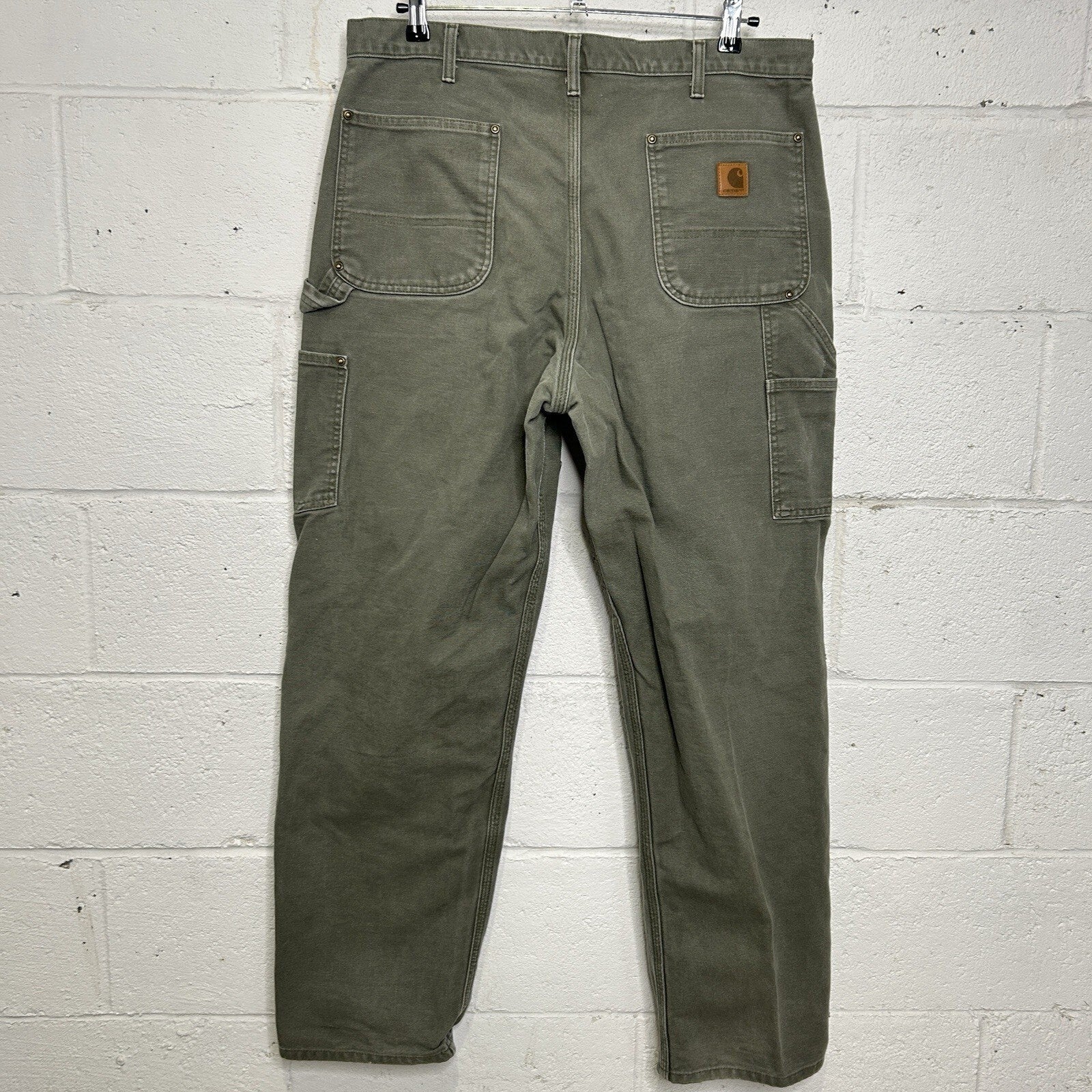 Vintage Carhartt DoubleKnee Dungaree Carpenter Pants “Moss”