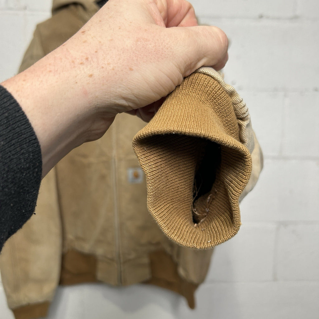 Vintage Carhartt Flannel-Lined Hooded Active Jacket “Brown” J05 BRN Men’s XL