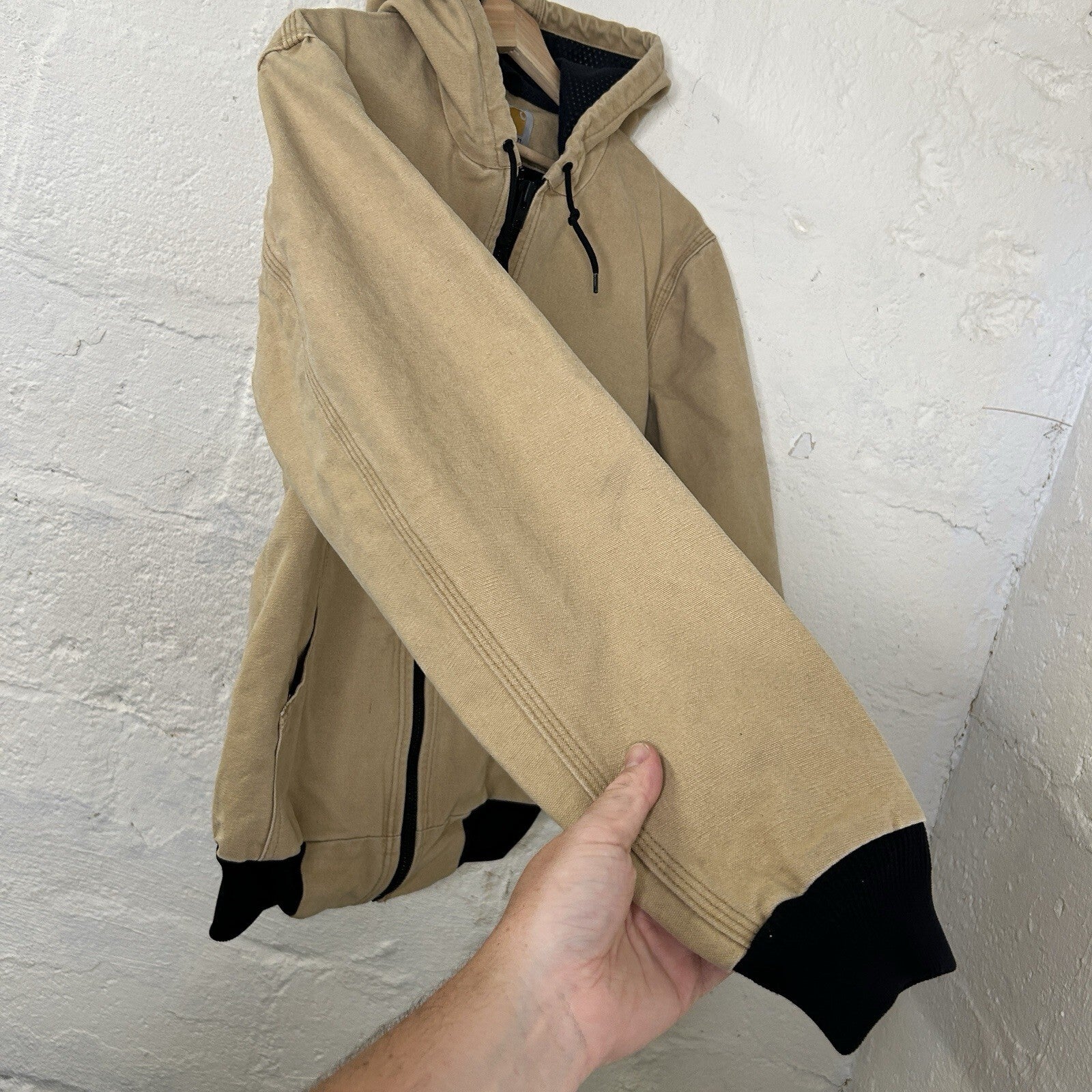 Y2K Carhartt Mesh-Lined Active Jacket “Worn Brown” J360 WNB Men’s Small