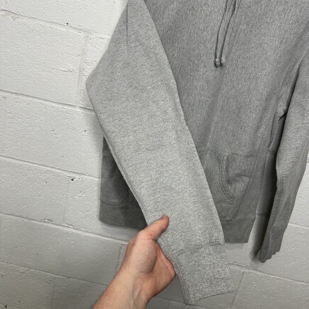 Supreme Fleece Pullover Blank Hoodie “Heather Grey” Men’s Medium