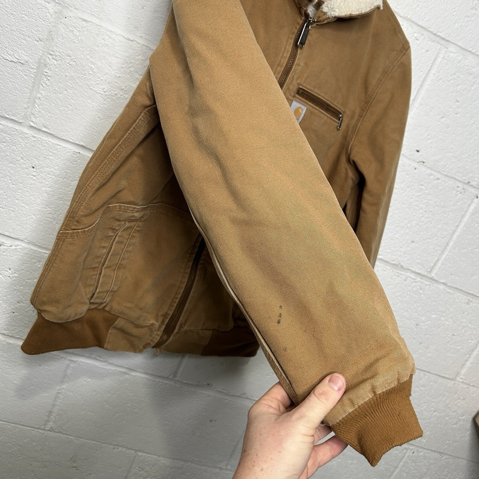 Carhartt Sherpa-Lined Wildwood Jacket “Brown” 100815-211 Women’s L
