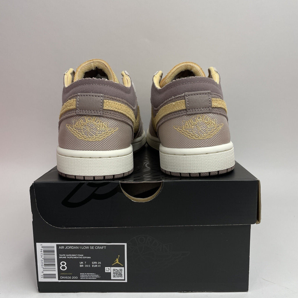 Nike Air Jordan 1 Low SE Craft “Taupe Haze” DN1635-200 Men’s 8/9.5W- Brand New