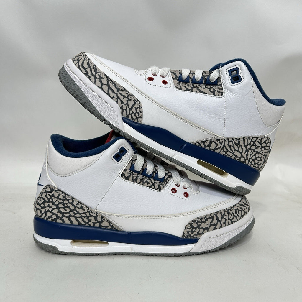 Nike Air Jordan 3 Retro GS “True Blue” 2016 854261-106 5.5Y/Women’s 7 Worn