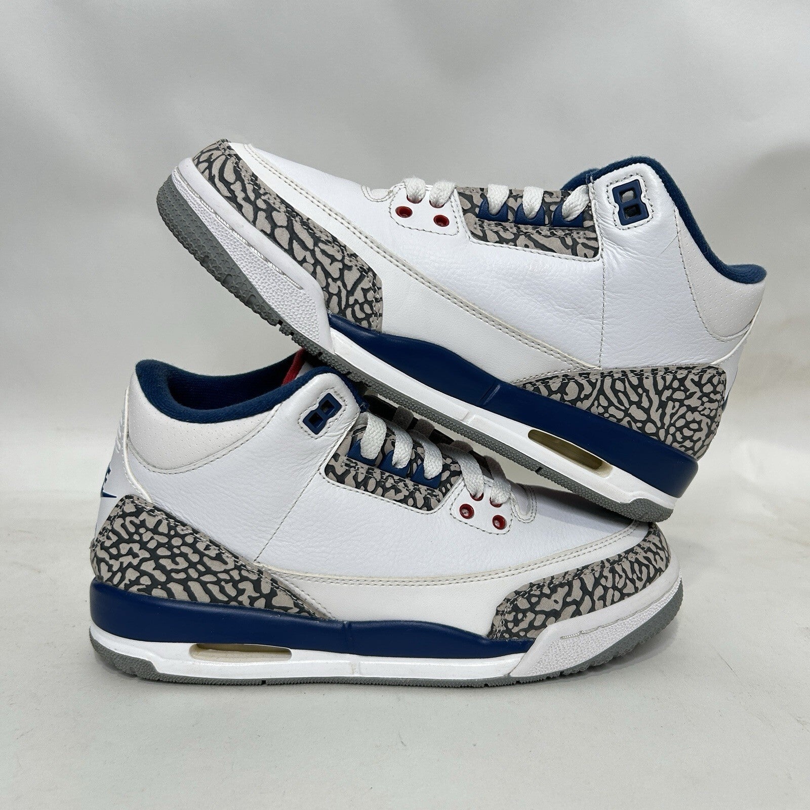 Nike Air Jordan 3 Retro GS “True Blue” 2016 854261-106 5.5Y/Women’s 7 Worn