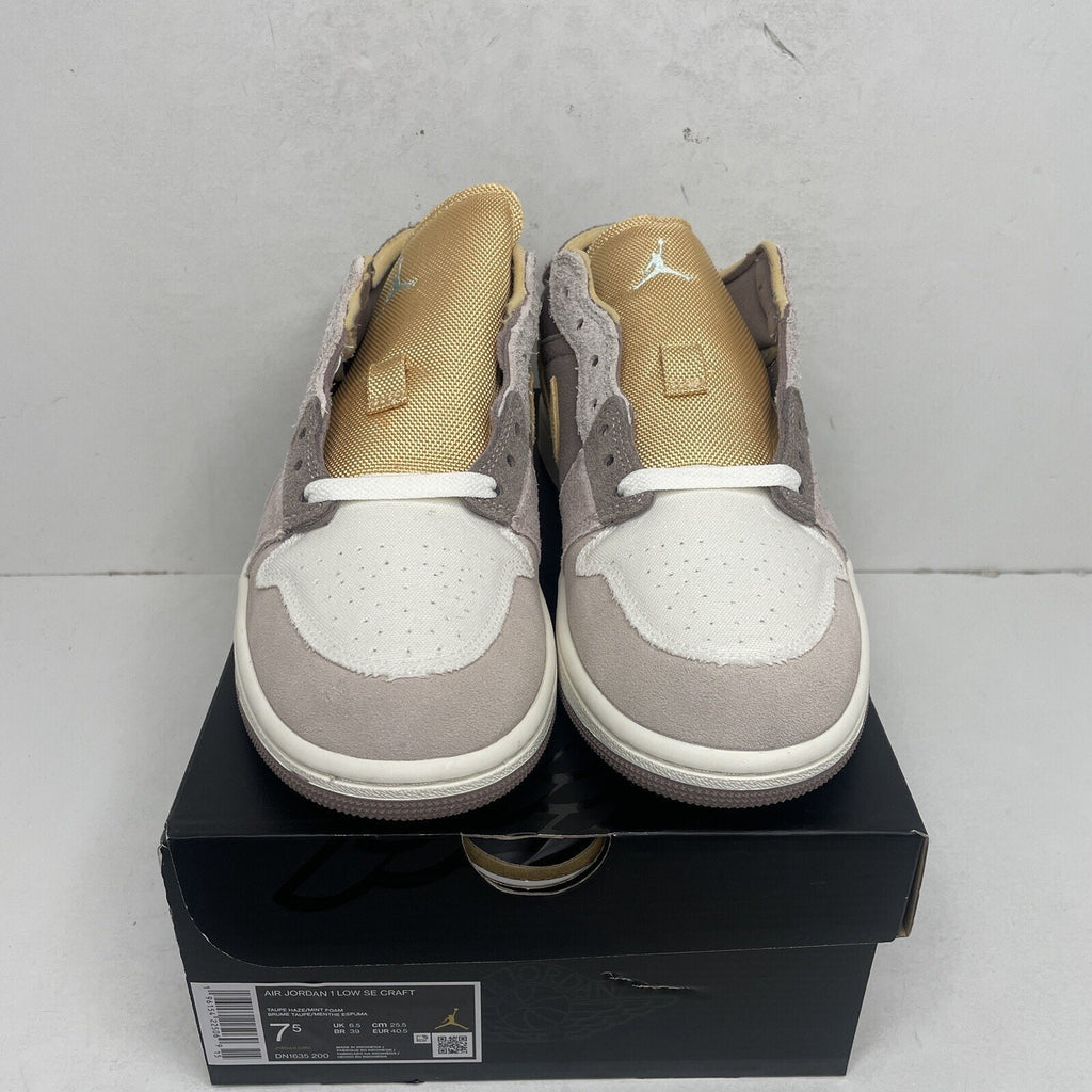 Nike Air Jordan 1 Low SE Craft “Taupe Haze” DN1635-200 Men’s 7.5/9W - Brand New