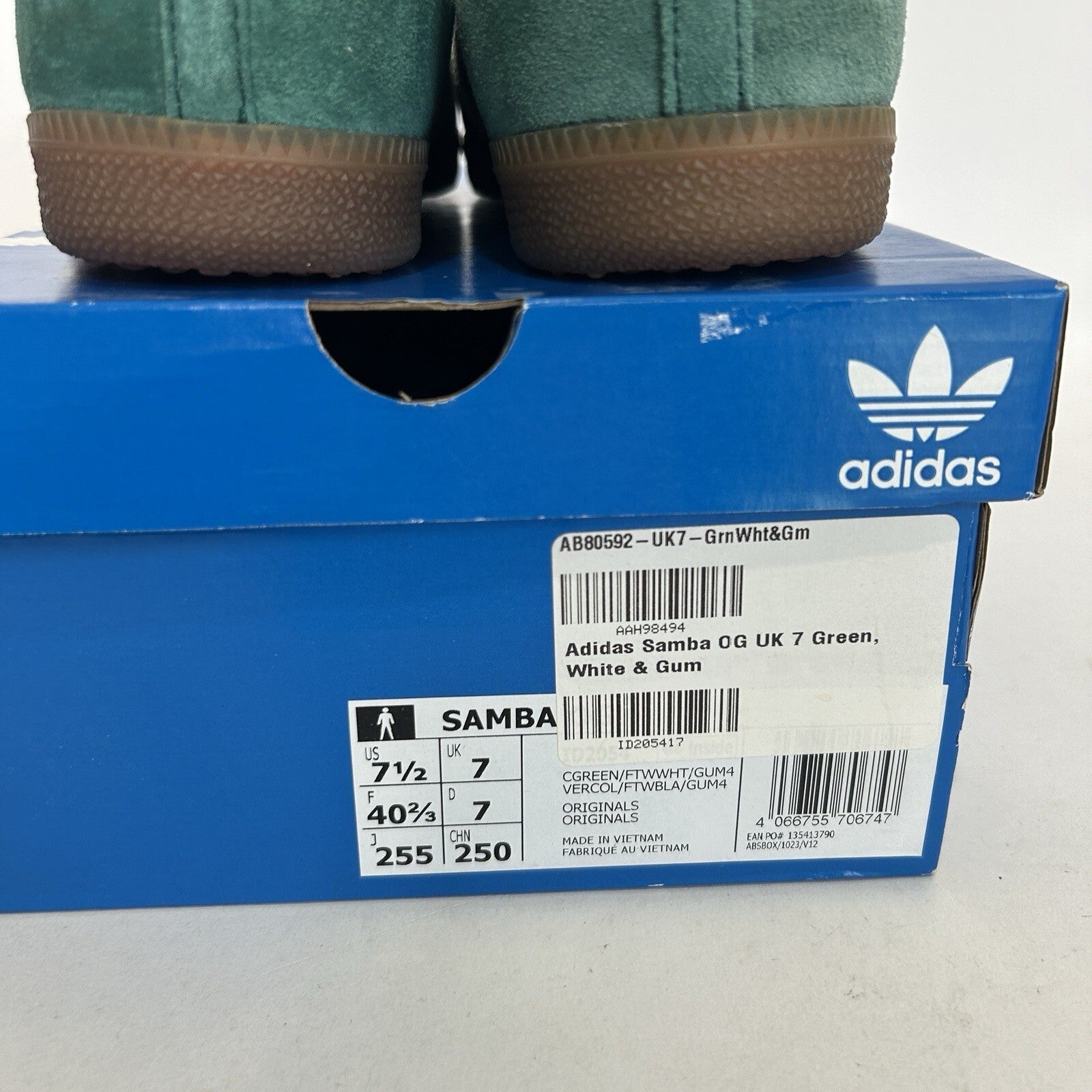 Adidas Samba OG “Collegiate Green White Gum” ID2054 Men’s 7.5/Women’s 8.5 New