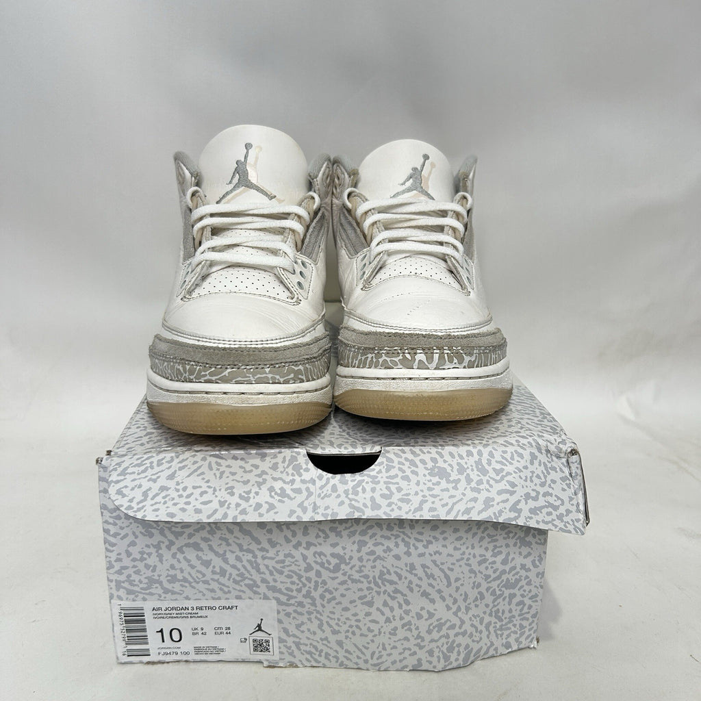 Nike Air Jordan 3 Retro SE Craft “Ivory”  2024 FJ9479-100 Men’s 10 Worn