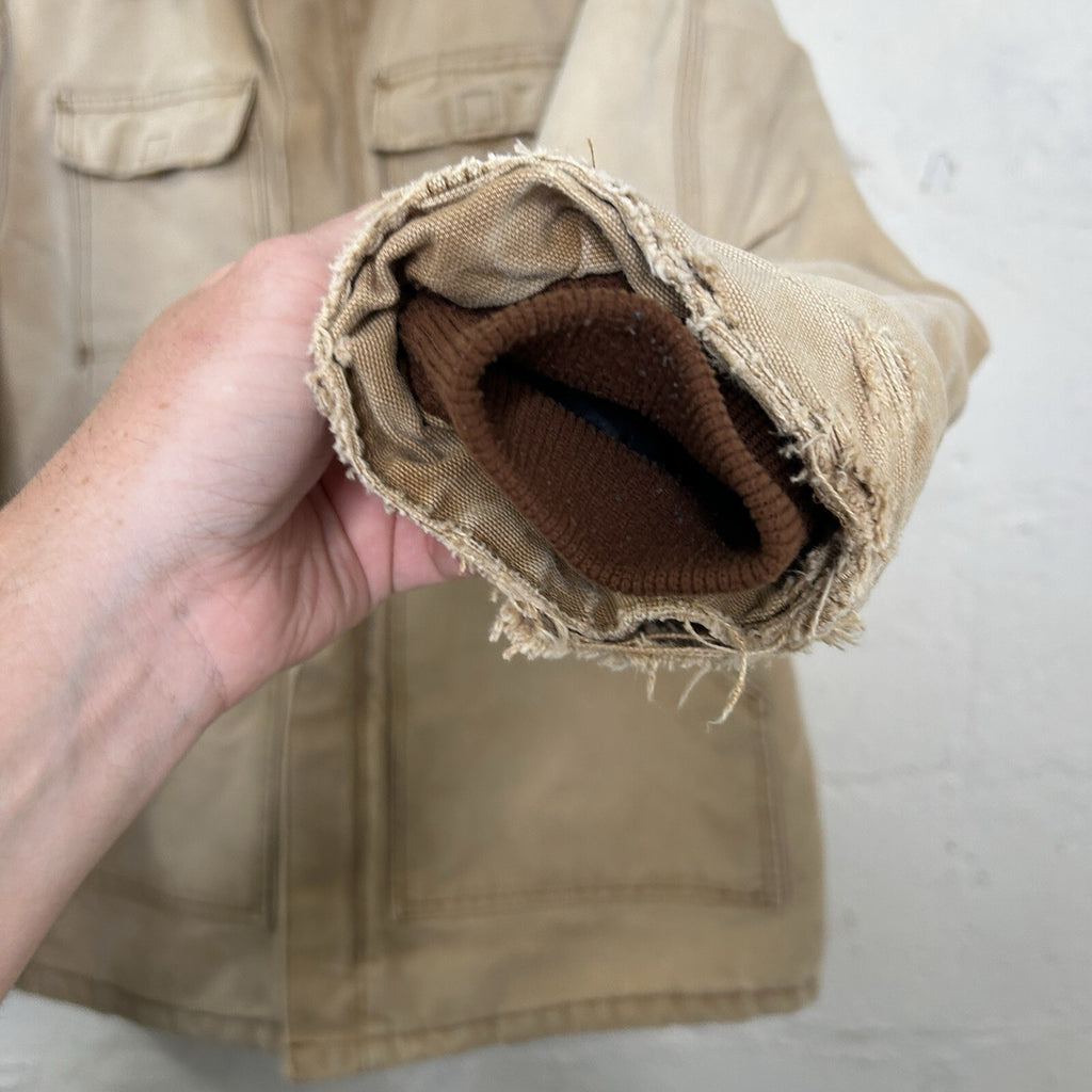 Vintage Faded Carhartt Quilted Artic Jacket “Brown” CQ186 Men’s Large