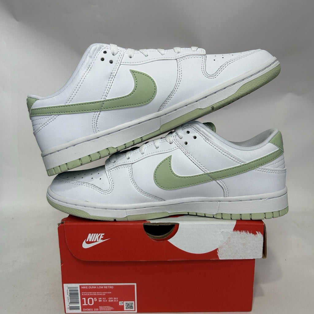 Nike Dunk Low Retro “White Honeydew Green” DV0831-105 Men's 20.5 New