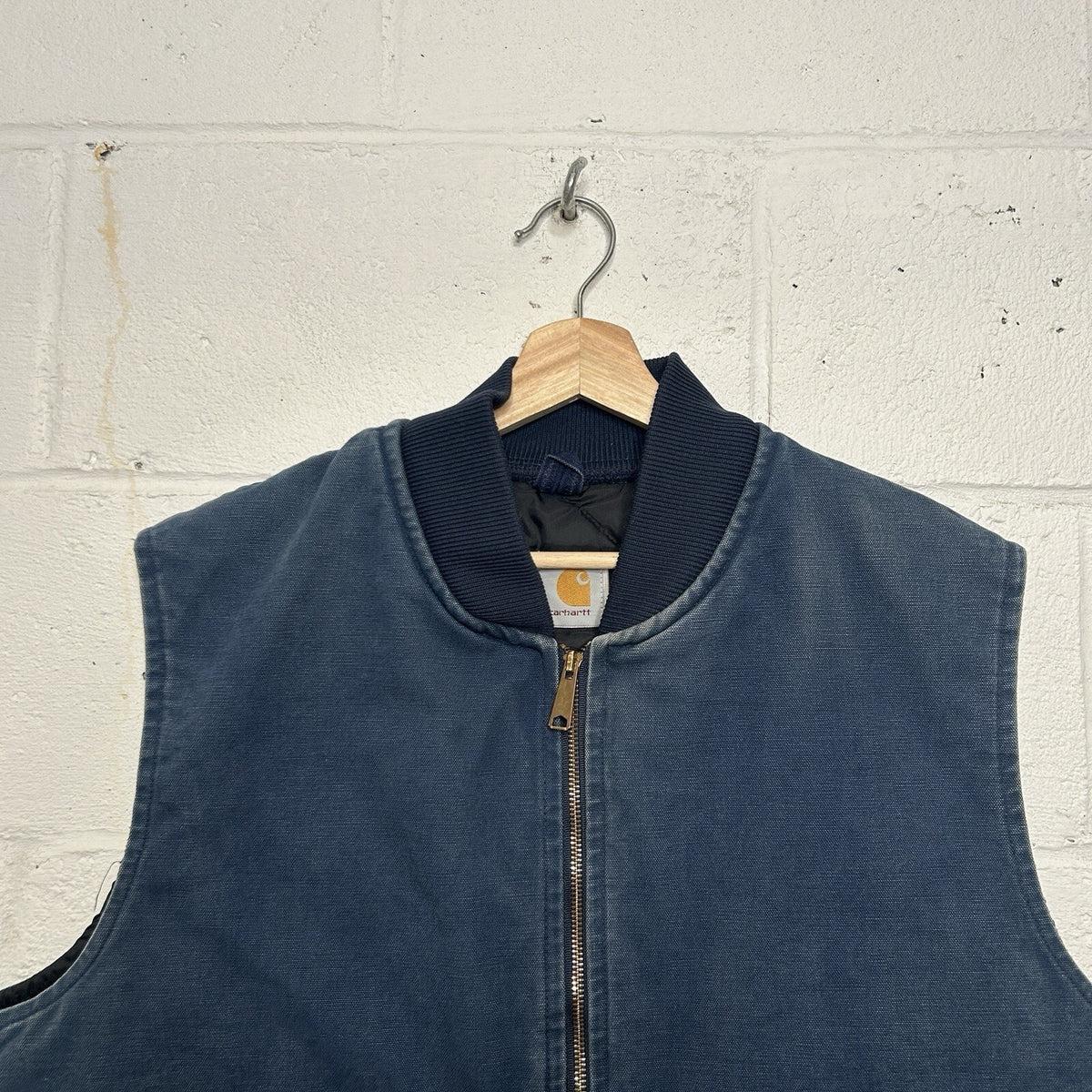 Vintage Carhartt Quilted Vest “Navy Blue” VQ182