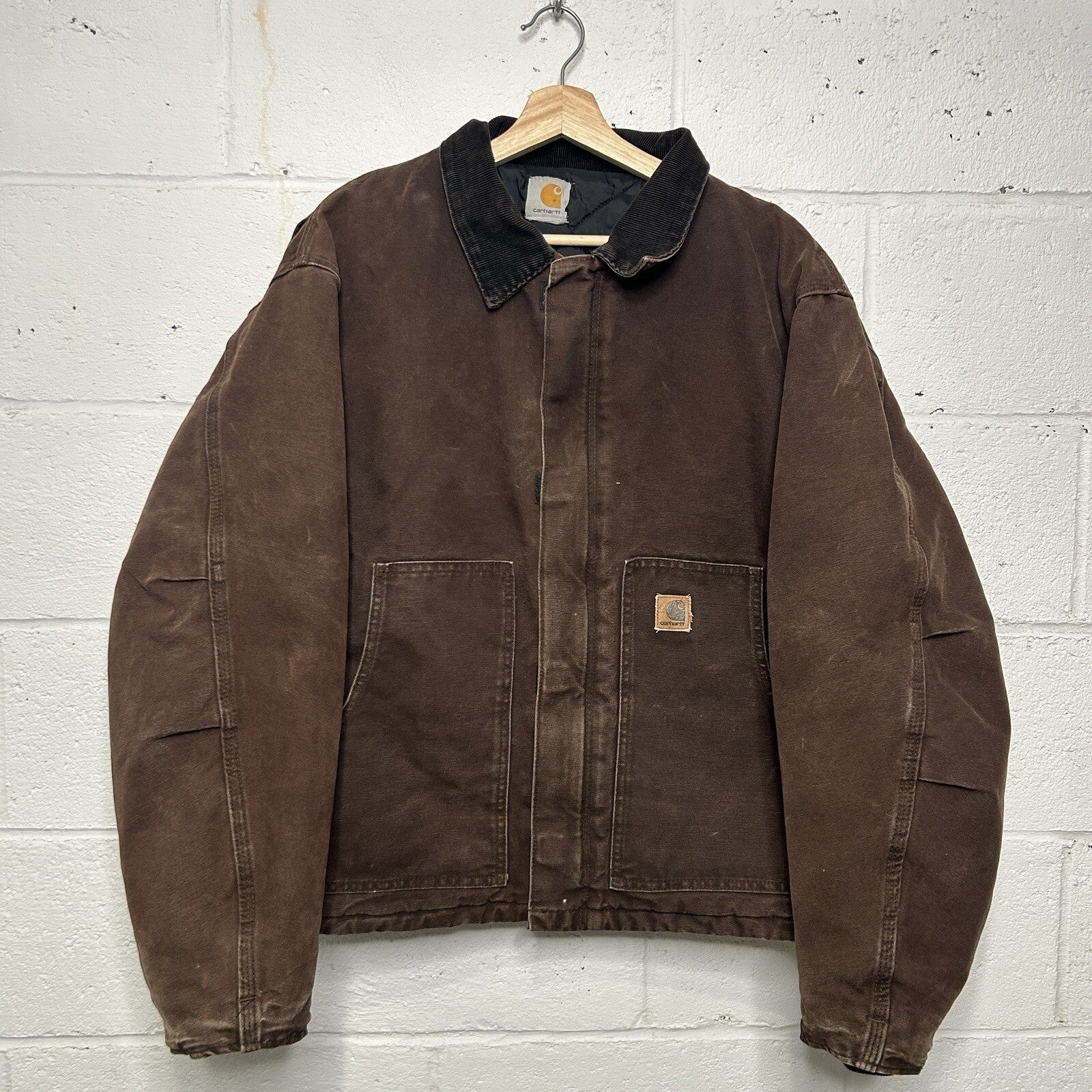 Vintage Carhartt Quilted Traditional Jacket “Dark Brown” J22 DKB Men’s X-Large