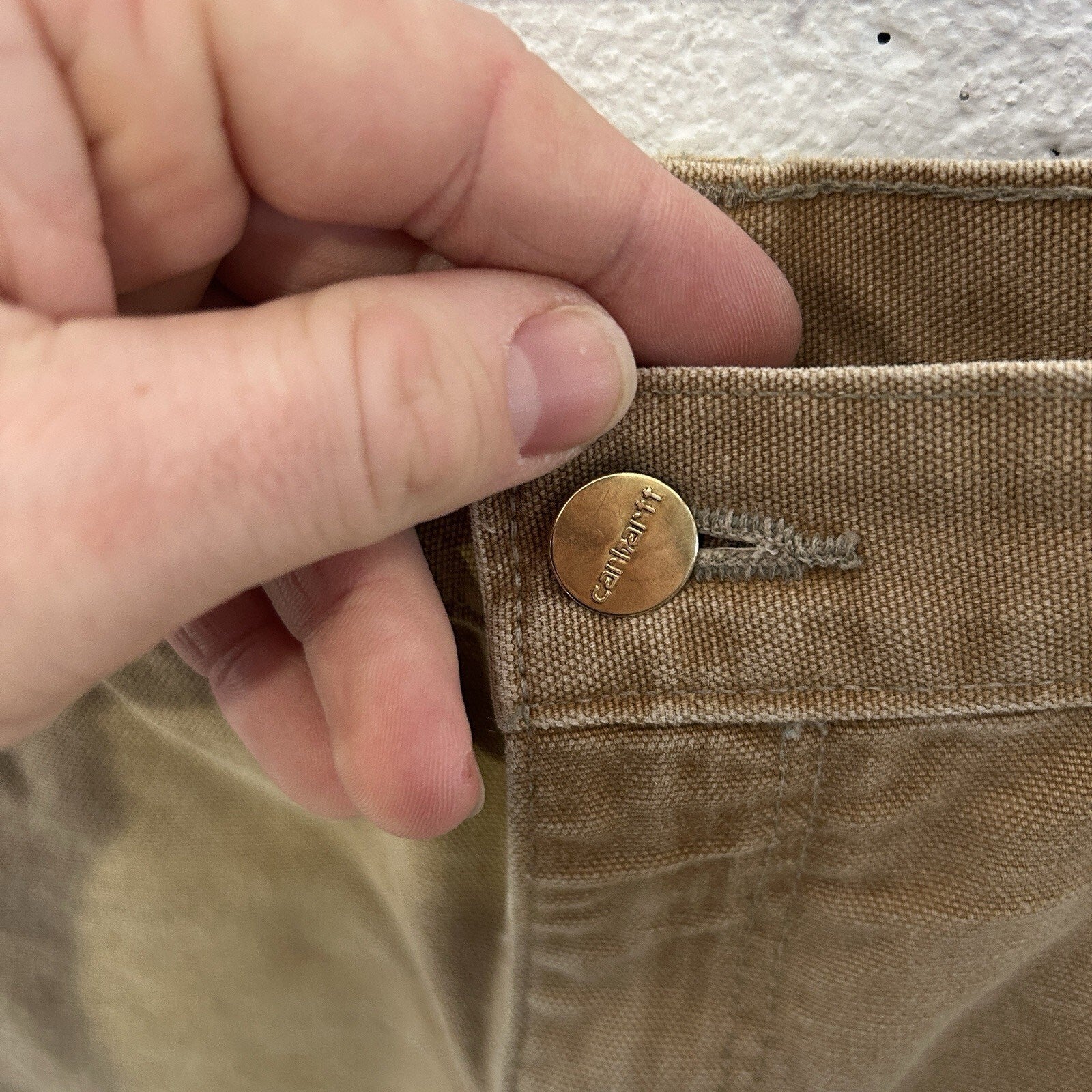 Vintage Carhartt Canvas DoubleKnee Pants “Brown” B01