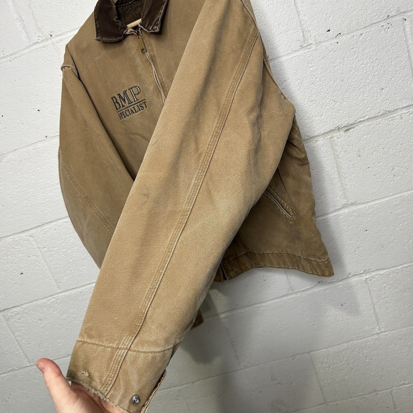 Vintage Carhartt Blanket-Lined Detroit Jacket “Camel” J97 CML Men’s Large
