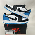 Nike Air Jordan 1 Low Retro GS “UNC/Blue White Black” CZ0858-104 7Y/Women’s 8.5
