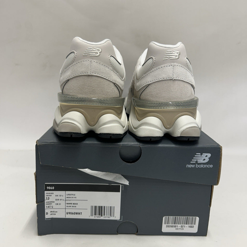 New Balance 9060 “Sea Salt Moonbeam” U9060WHT Men’s 13 New