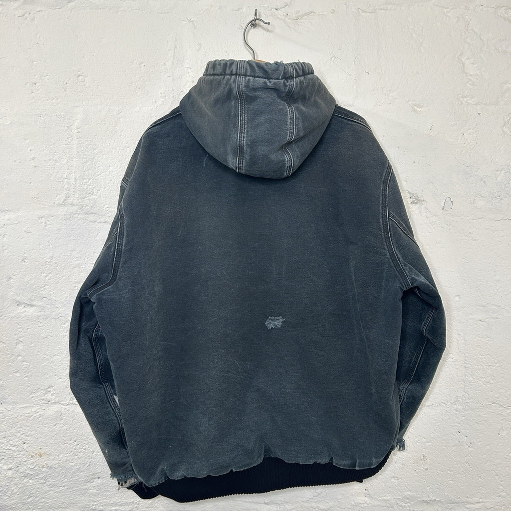 Vintage Faded Carhartt Quilted Active Jacket “Black” J140 BLK Men’s X-Large
