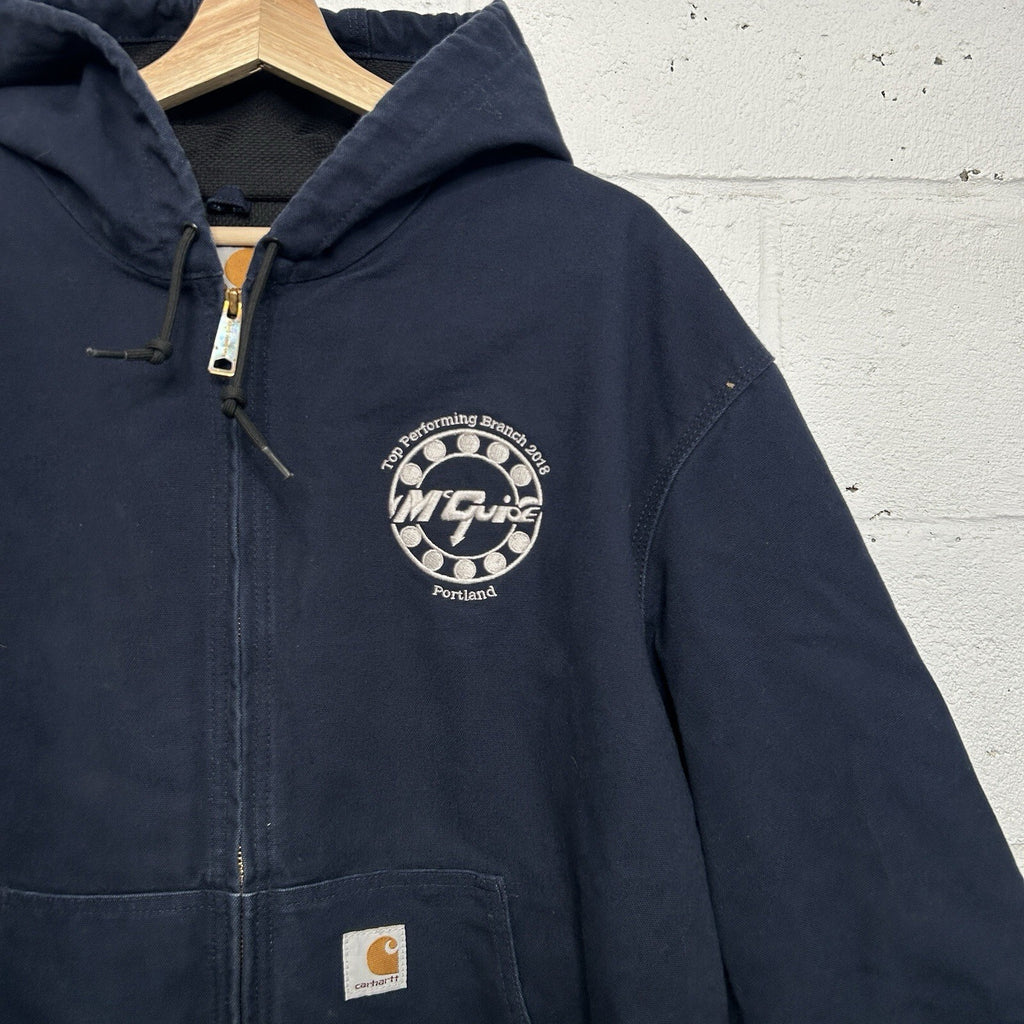 Carhartt Thermal-Lined Hooded Active Jacket “Dark Navy” J131 DNY Men’s X-Large