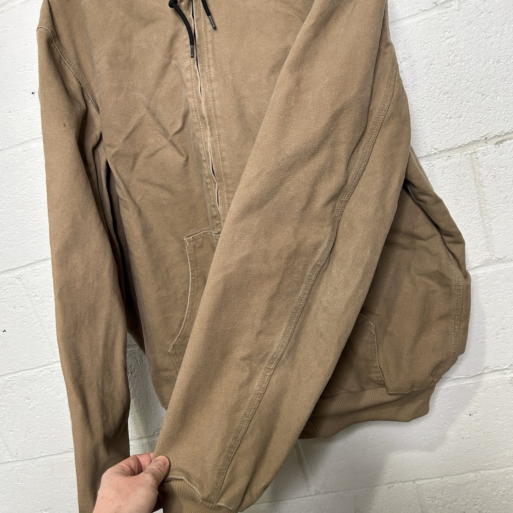 Vintage Carhartt Thermal-Lined Hooded Active Jacket “Saddle” J25 SDL Men’s XL