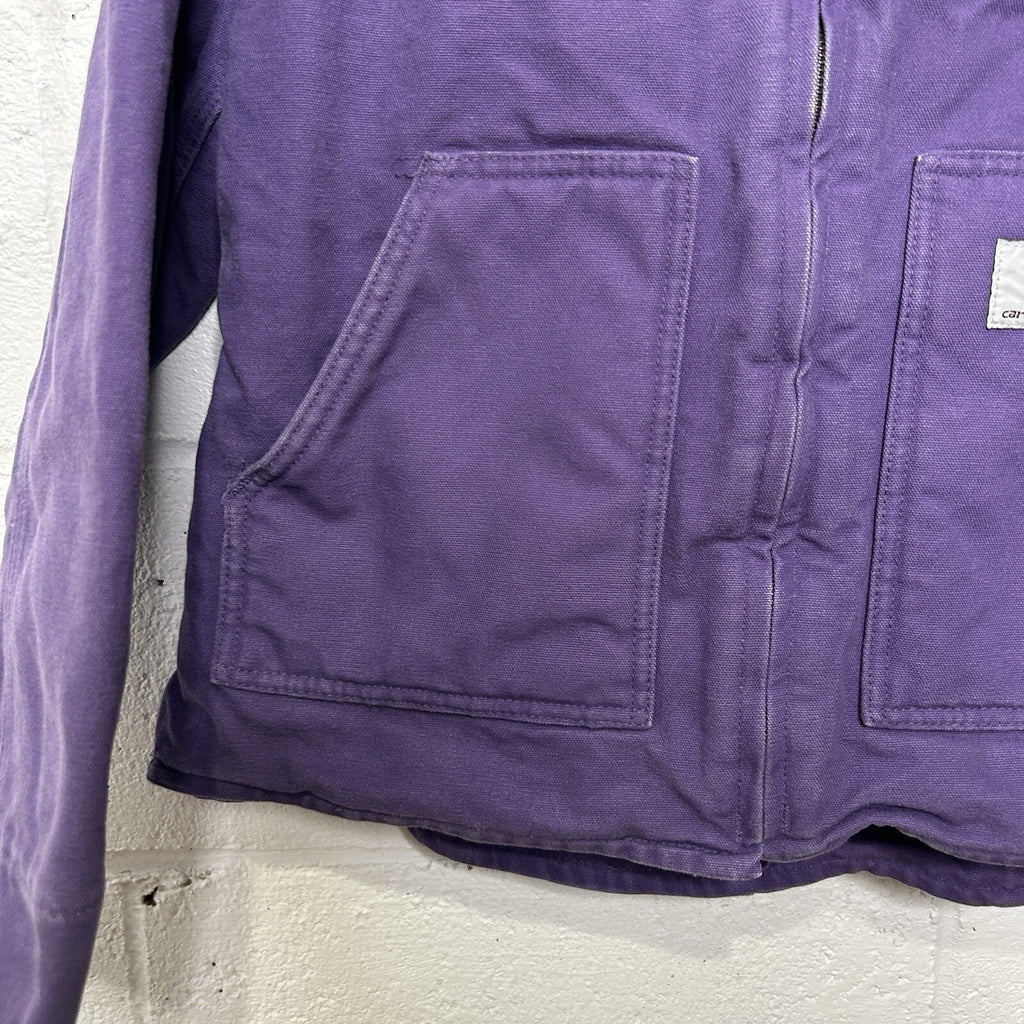 Vintage Carhartt Sherpa-Lined Sierra Jacket “Grape” WJ022 GPE Women’s Small