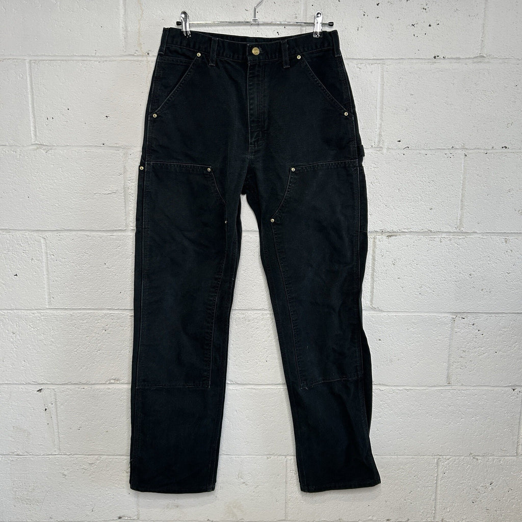 Vintage Carhartt DoubleKnee Carpenter Pants “Black” B01 BLK